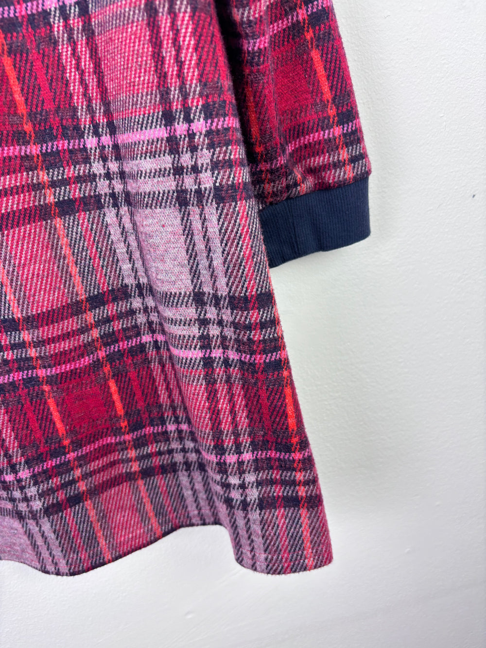 Next Red Tartan Dress 7 Years-Dresses-Second Snuggle Preloved