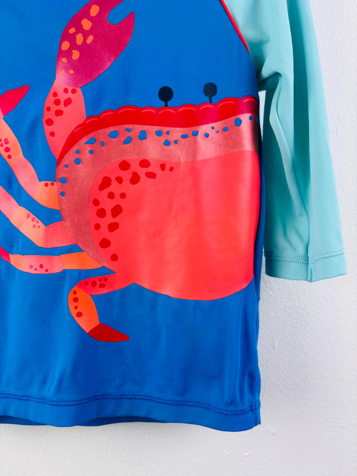 Boden Blue Crab Rash Vest 4-5 Years