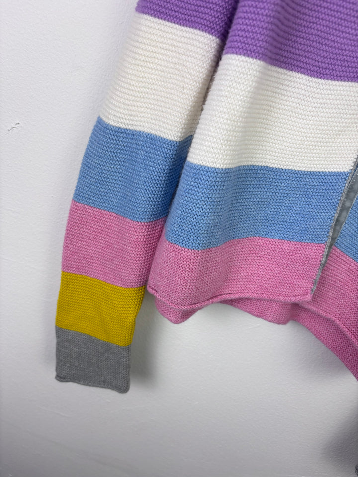 Boden Stripe Knit Cardigan Multicolour 8-9 Years-Cardigans-Second Snuggle Preloved