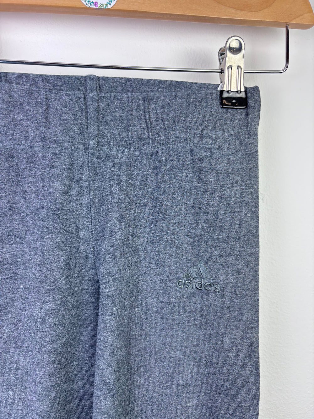 Adidas Grey Leggings 9-10 Years-Leggings-Second Snuggle Preloved