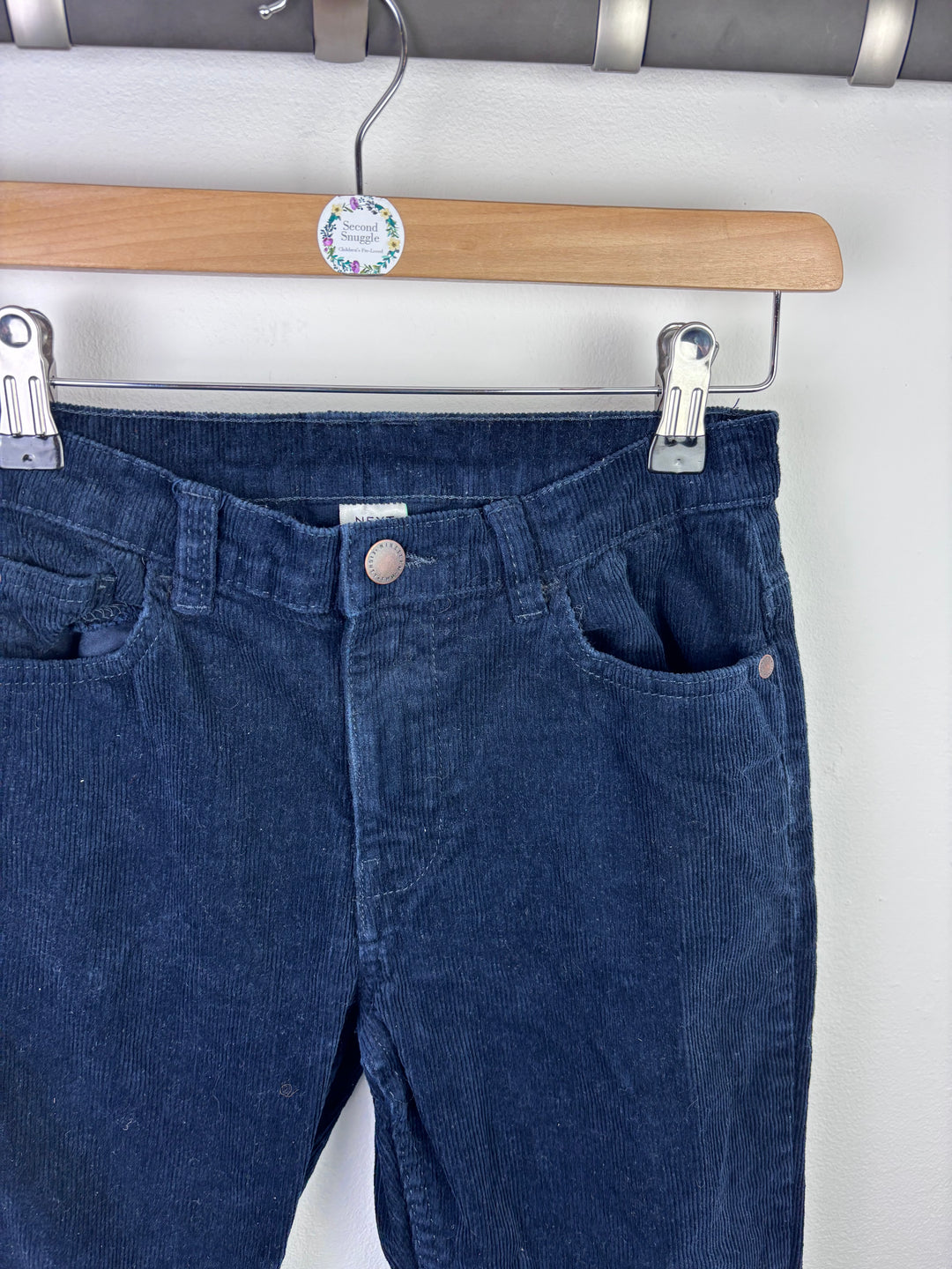 Next Black Corduroy Trousers 9 Years-Trousers-Second Snuggle Preloved