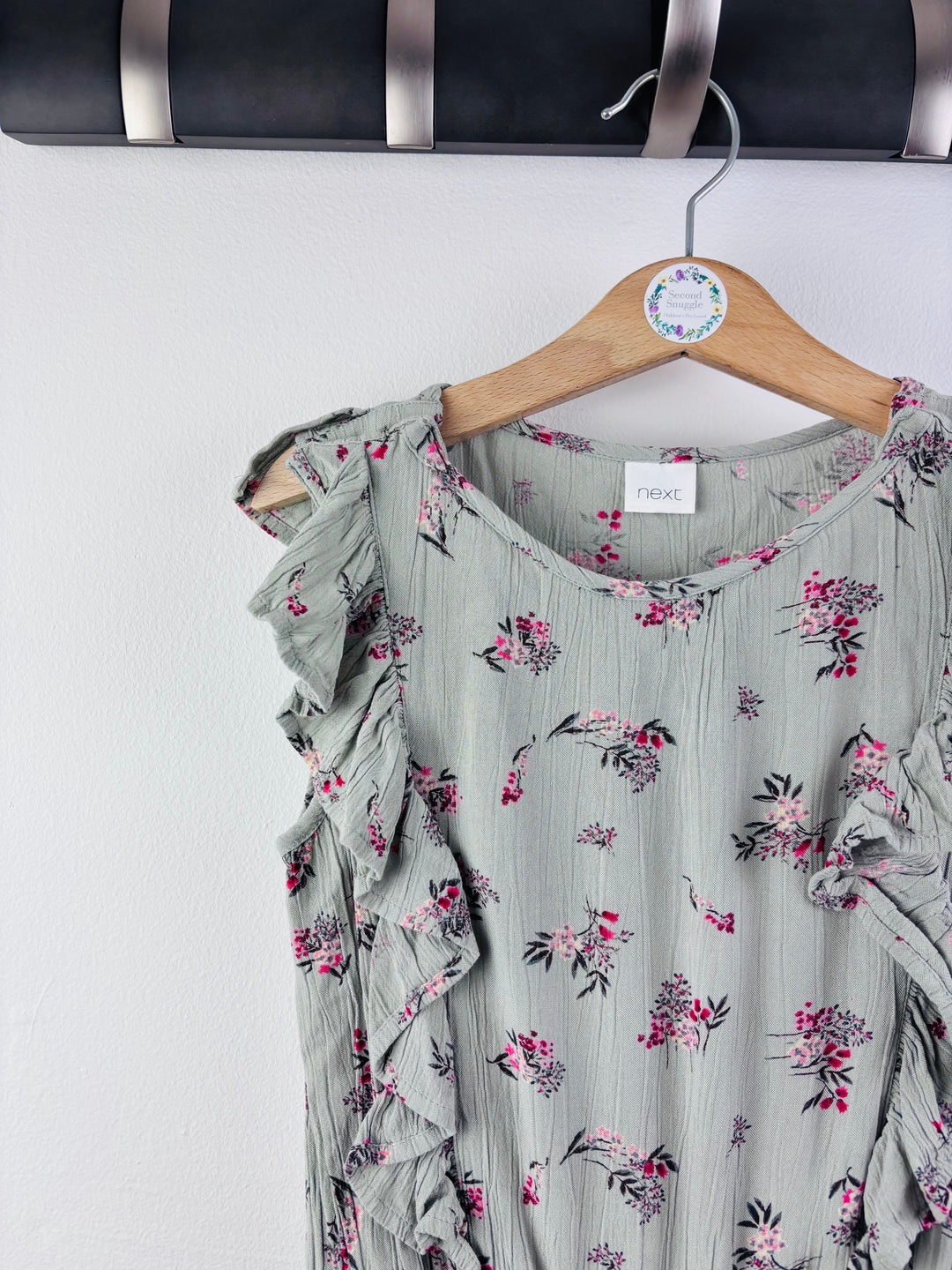 Next Green Floral Frill Jumpsuit 4-5 Years