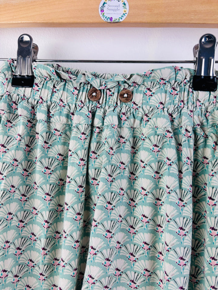 Next Mint Patterned Harem Trousers 2-3 Years-Trousers-Second Snuggle Preloved