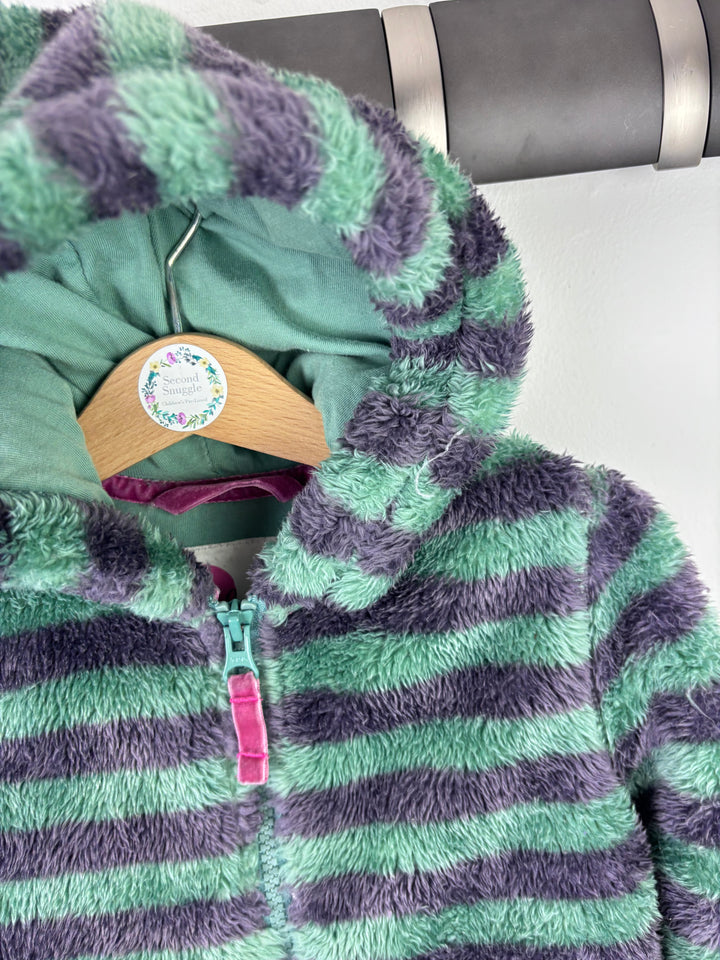 Mini Boden Stripe Fleece Hoodie 3–4 Years