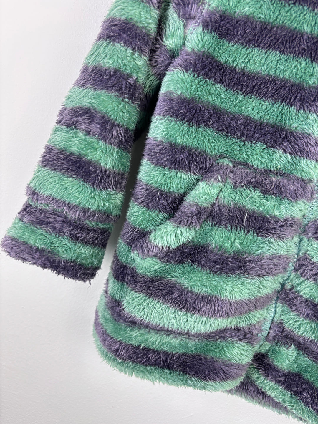 Mini Boden Stripe Fleece Hoodie 3–4 Years