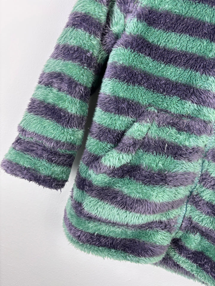 Mini Boden Stripe Fleece Hoodie 3–4 Years