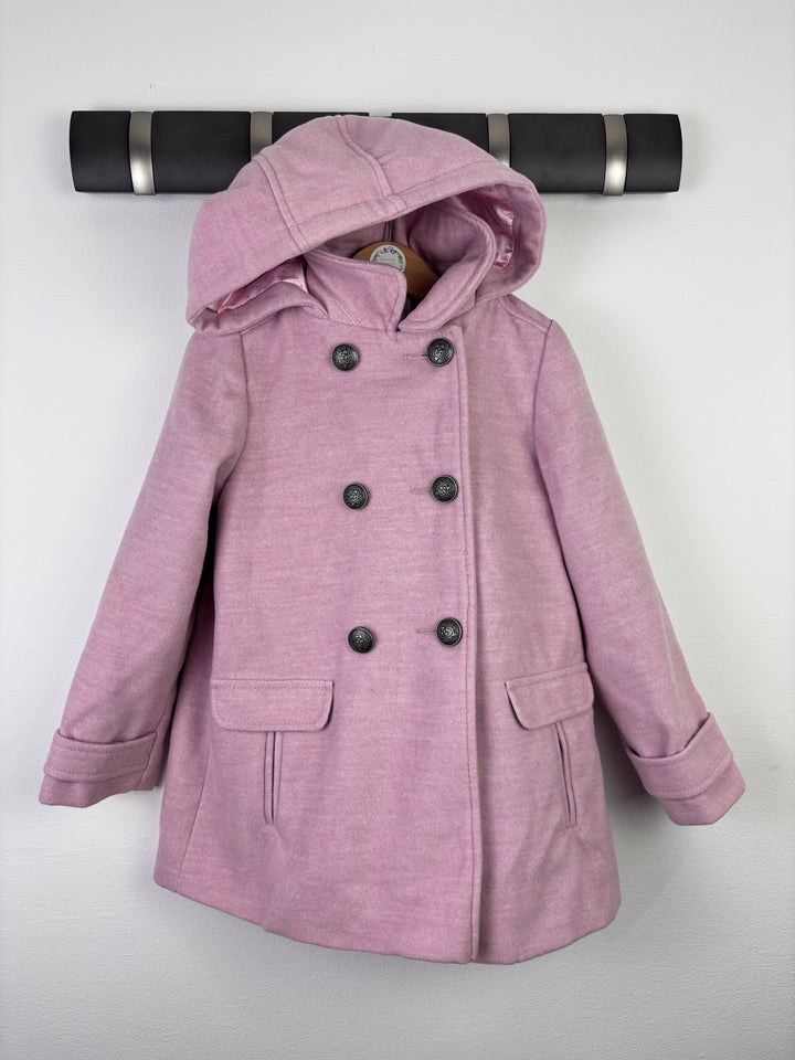 Next Pink Hooded Coat 5–6 Years