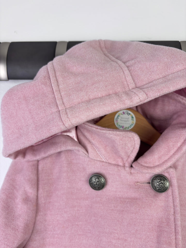 Next Pink Hooded Coat 5–6 Years