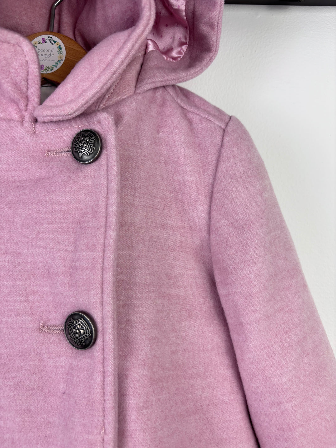 Next Pink Hooded Coat 5–6 Years