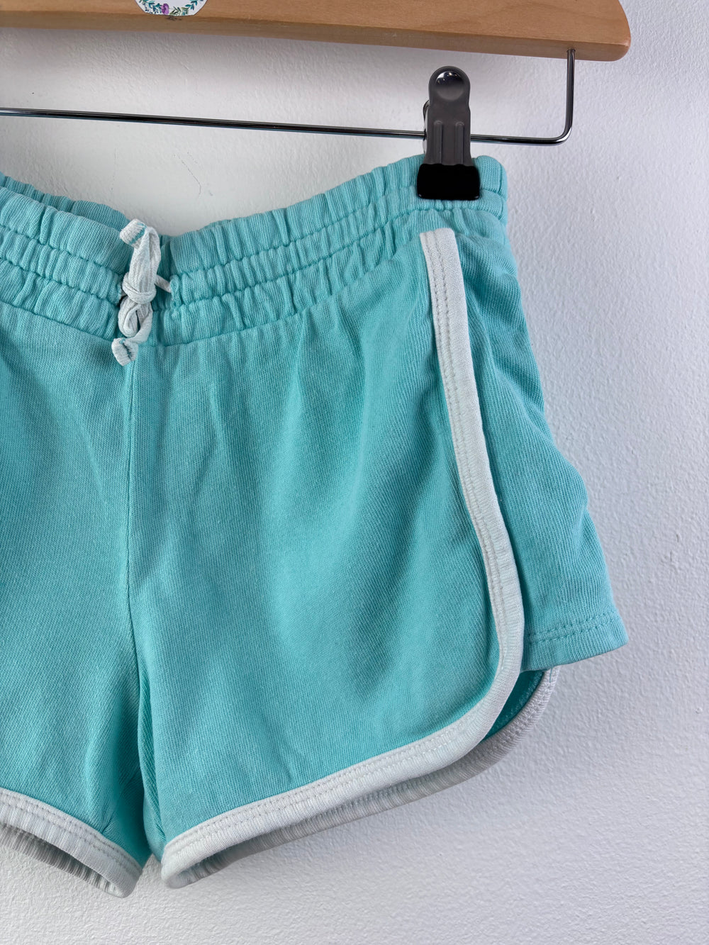 Gap Turquoise Runner Shorts with White Trim 7-8 Years-Shorts-Second Snuggle Preloved