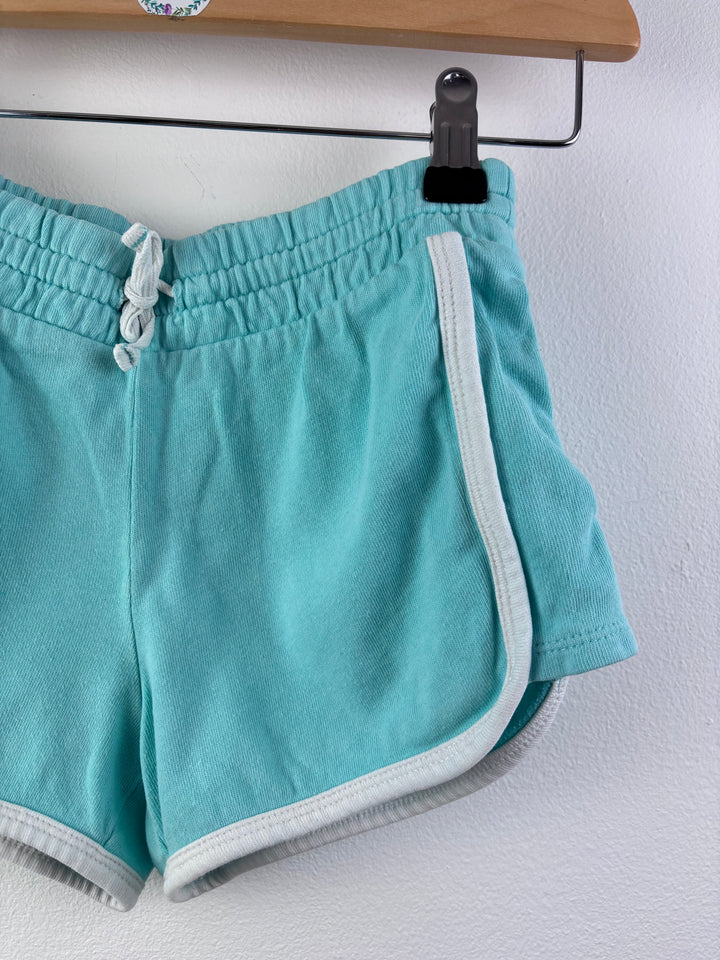 Gap Turquoise Runner Shorts with White Trim 7-8 Years-Shorts-Second Snuggle Preloved