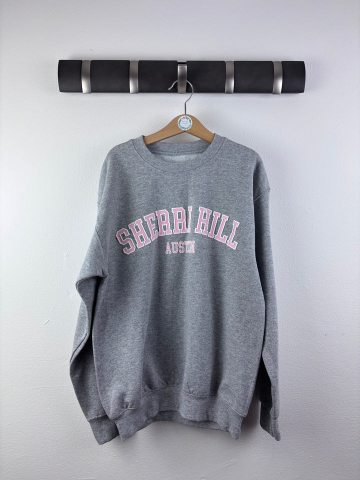 Sherri Hill Grey Austin Sweatshirt Medium (Approx 10-12 Years)