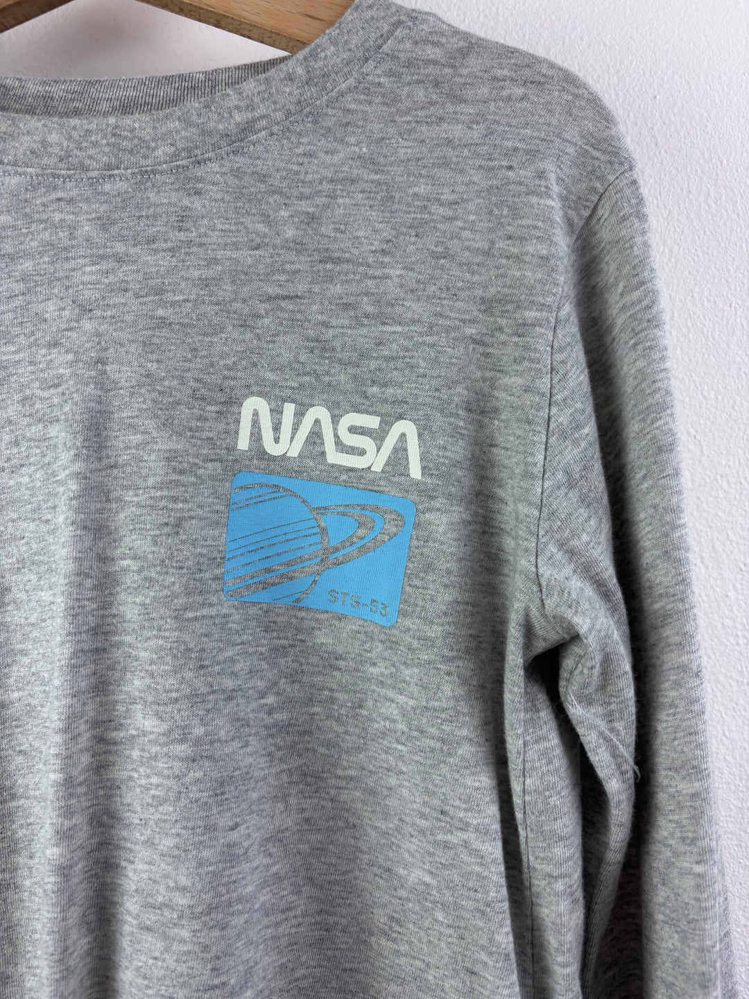 H&M Grey NASA Long Sleeve Top 4-6 Years