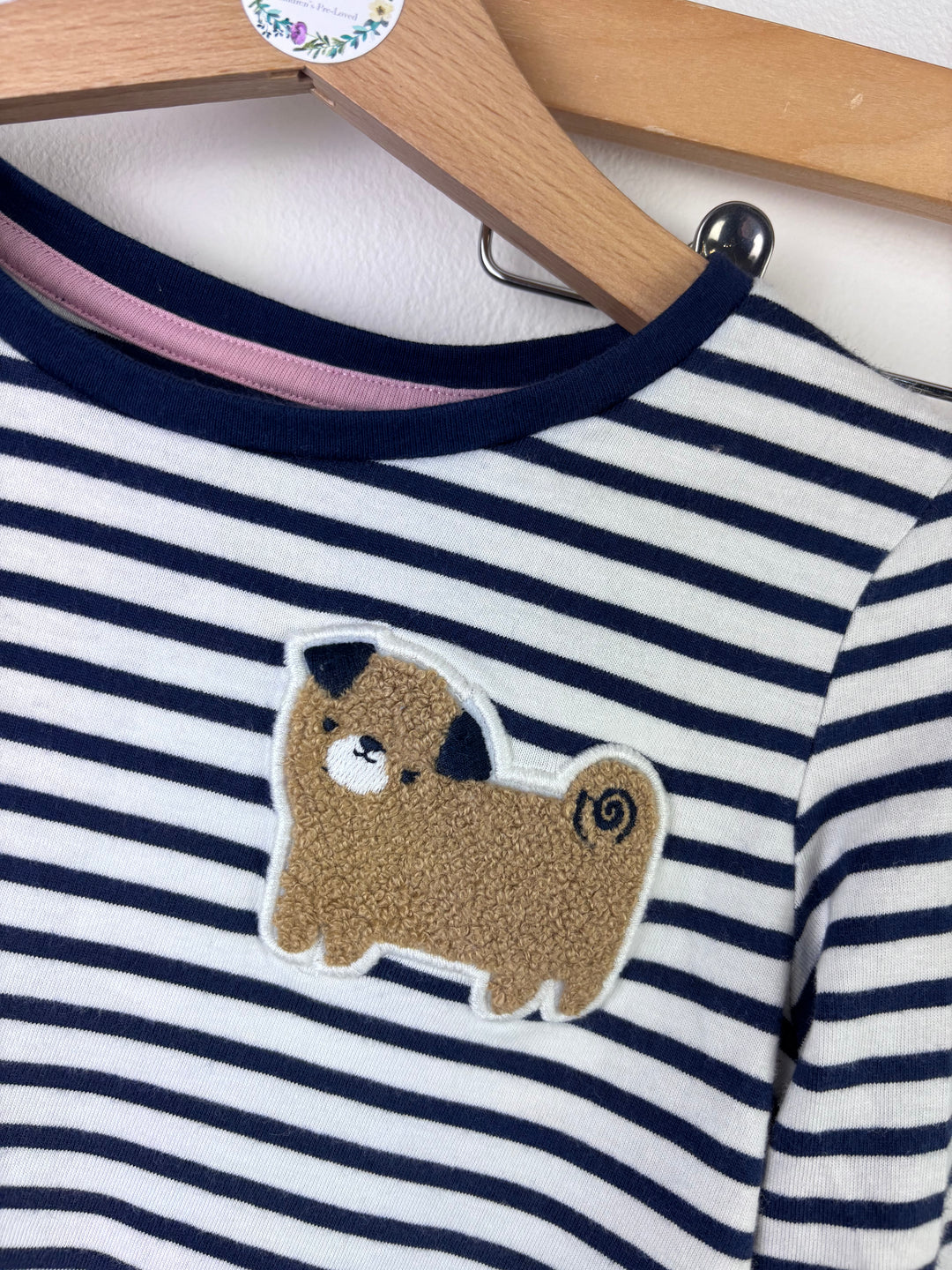 M&S Stripe Pyjama Set 6-7 Years-Night Wear-Second Snuggle Preloved