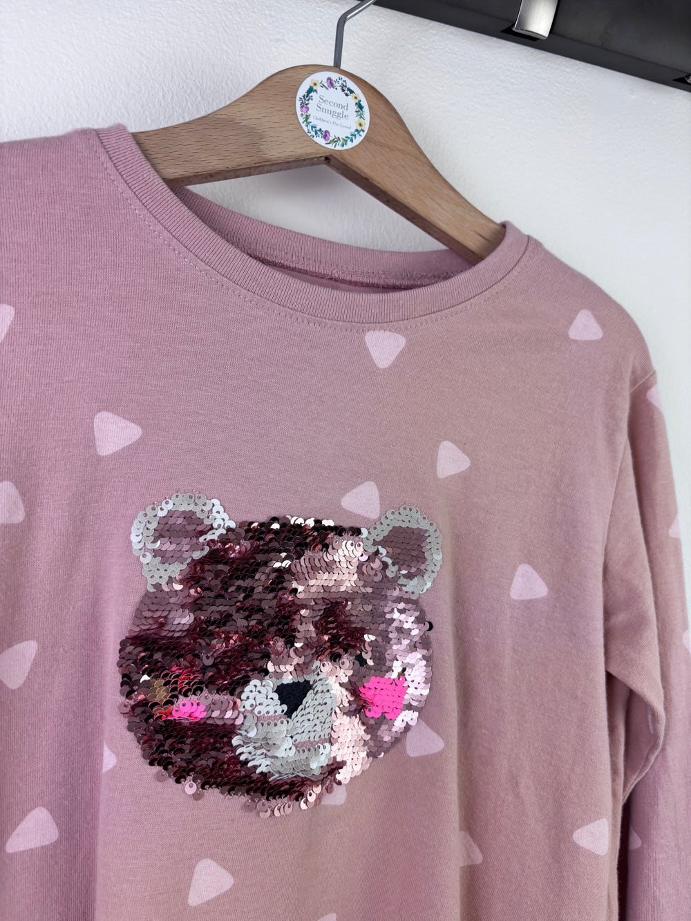 Next Sequin Bear Top 5-6 Years-Tops-Second Snuggle Preloved