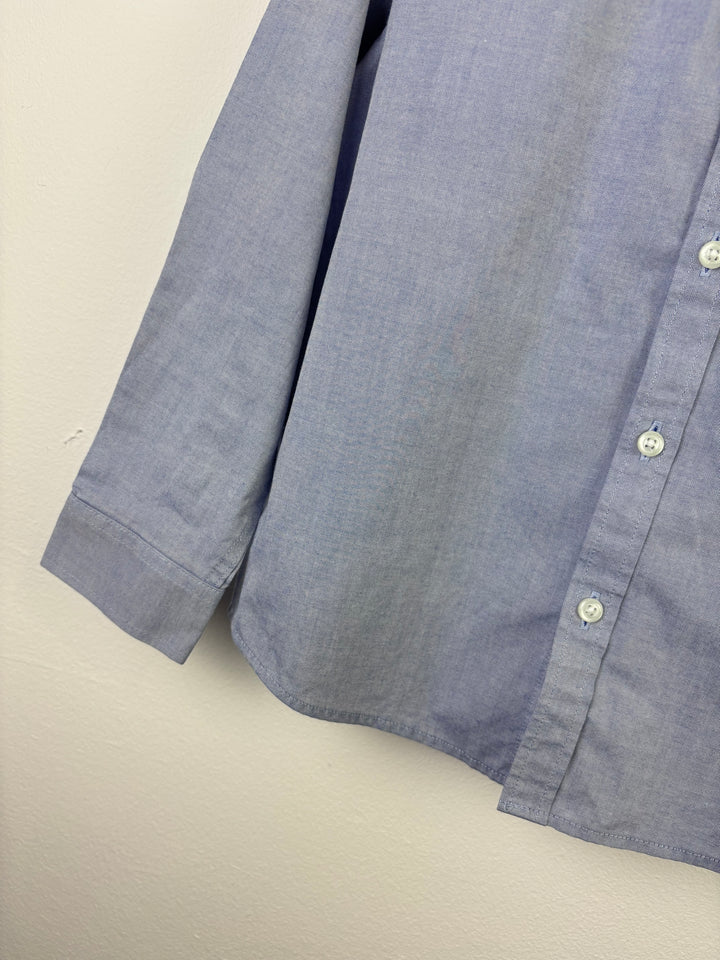 Next Blue Button-Up Shirt 7 Years-Shirts-Second Snuggle Preloved