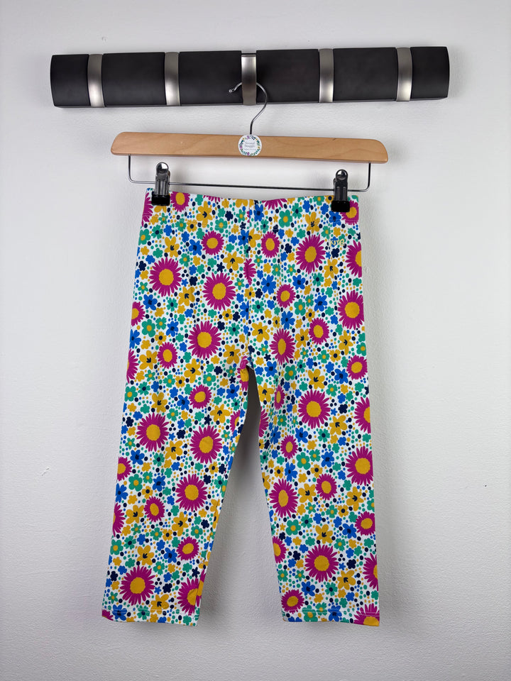 Kite Floral Print 3/4 Leggings 9 Years-Leggings-Second Snuggle Preloved