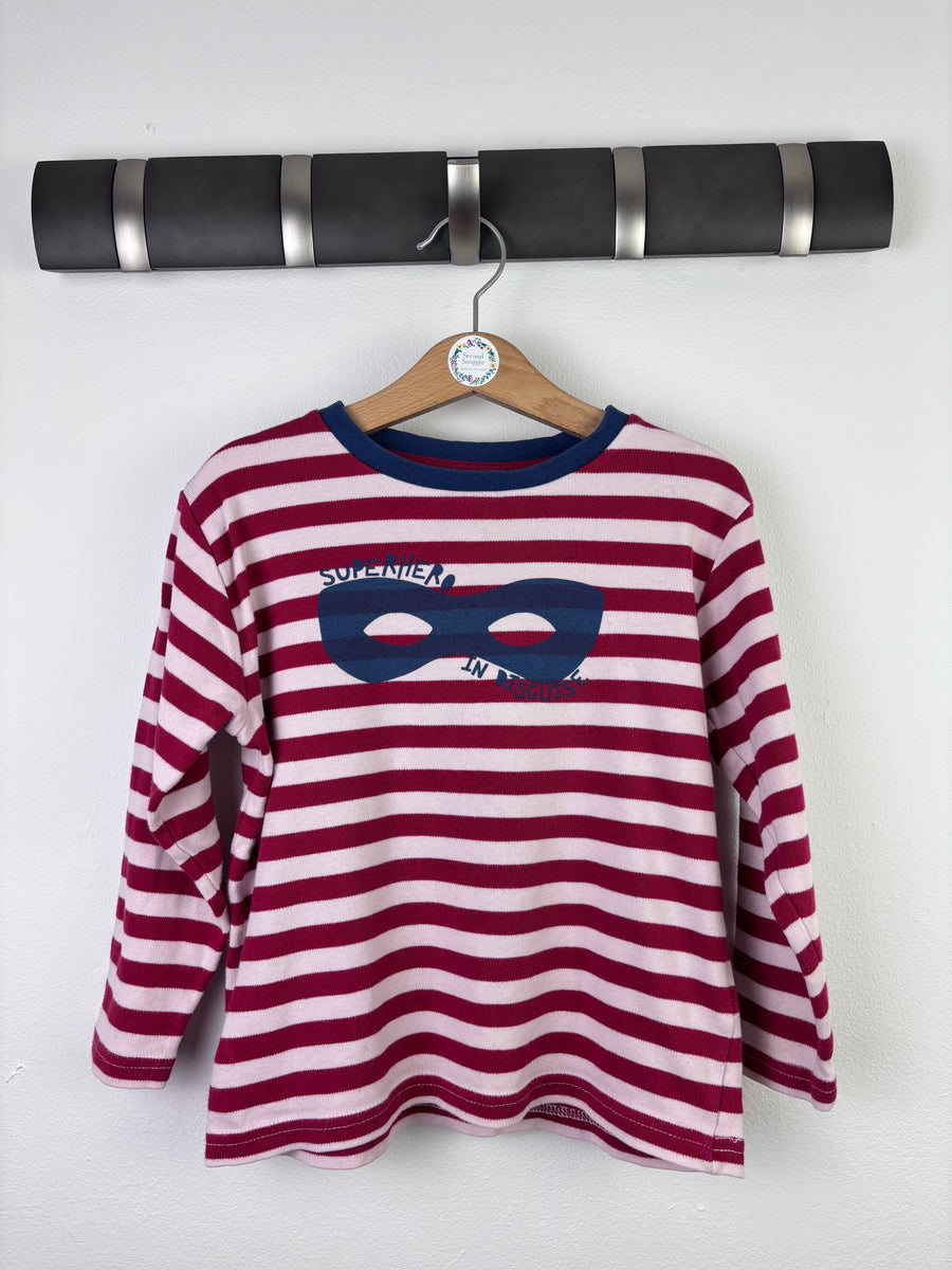 Kite Red and White Stripe Long Sleeve Top 5 Years-Tops-Second Snuggle Preloved