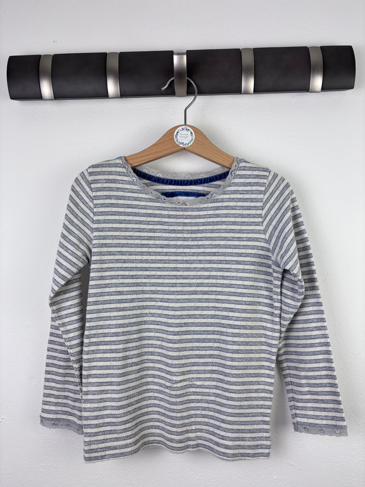 Boden Stripe Long Sleeve Top 5–6 Years-Tops-Second Snuggle Preloved