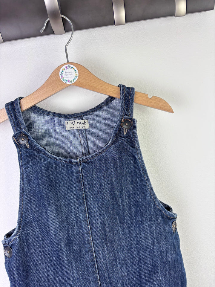 Next Denim Pinafore Dress 6–7 Years-Dresses-Second Snuggle Preloved