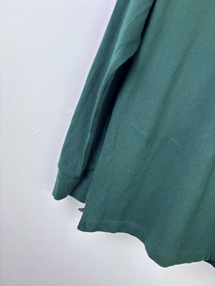 Next Green Long Sleeve Polo Top 6–7 Years-Tops-Second Snuggle Preloved
