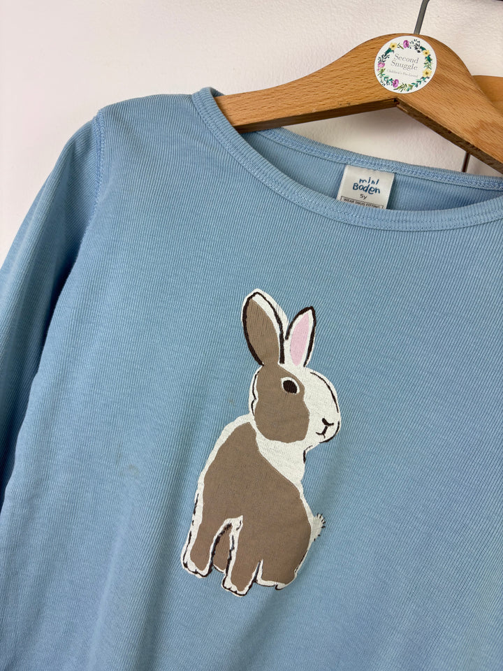 Boden Bunny Print Pyjama Set 5 Years-Night Wear-Second Snuggle Preloved