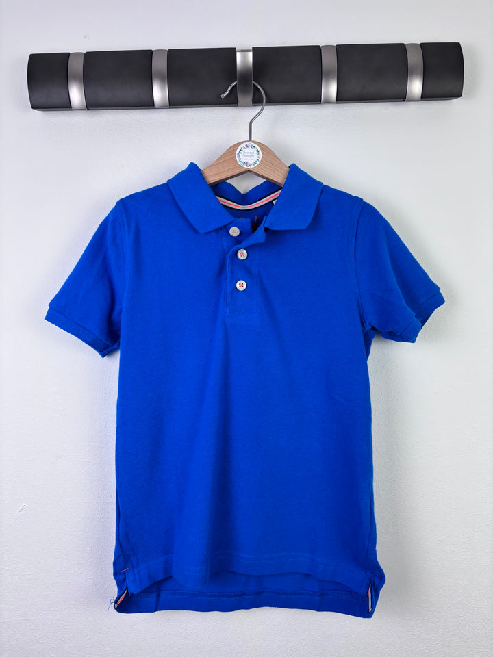 Boden Short Sleeve Polo Shirt With Detail Back 5–6 Years-Tops-Second Snuggle Preloved