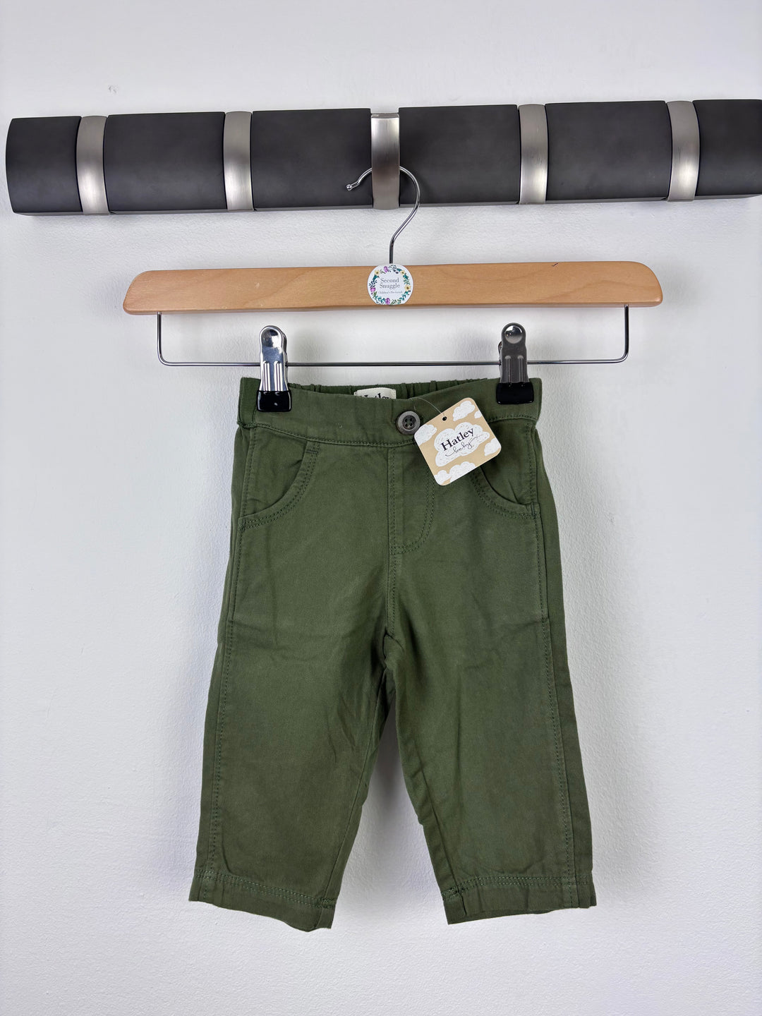 Hatley Green Trousers 3–6 Months-Trousers-Second Snuggle Preloved