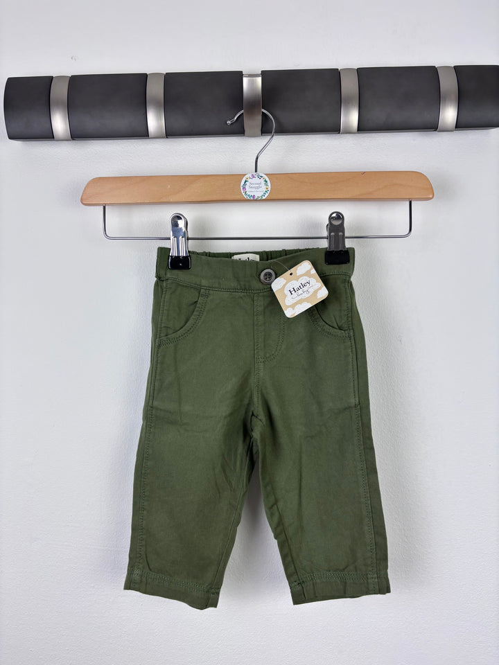 Hatley Green Trousers 3–6 Months-Trousers-Second Snuggle Preloved