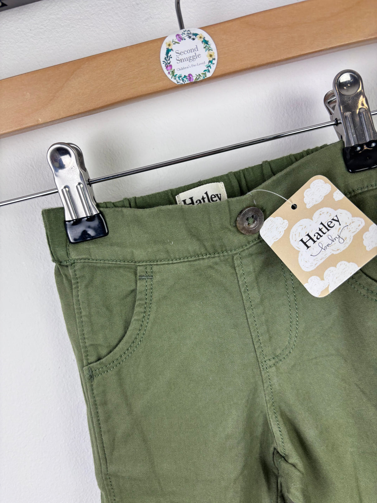 Hatley Green Trousers 3–6 Months-Trousers-Second Snuggle Preloved