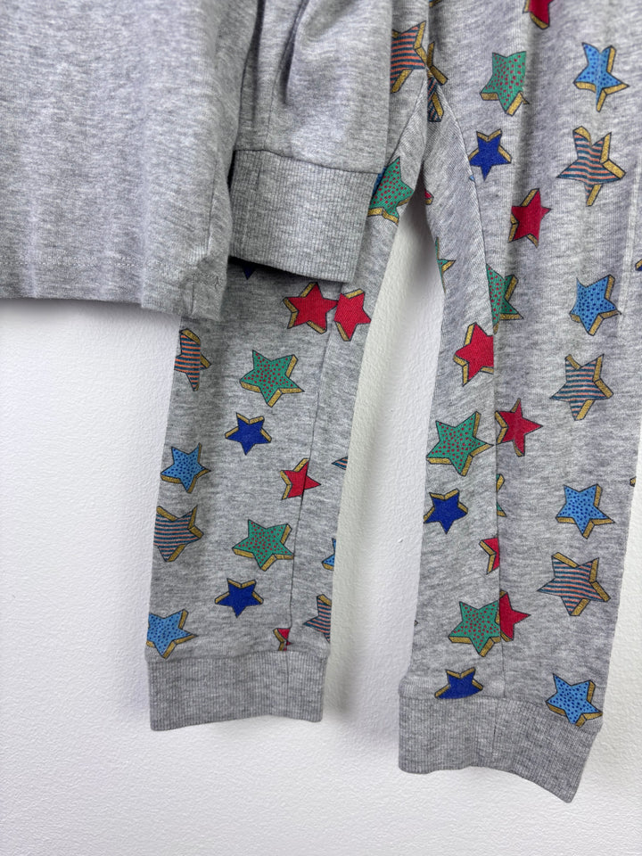 Debenhams Grey Star Print Pyjama Set 3–4 Years-Night Wear-Second Snuggle Preloved