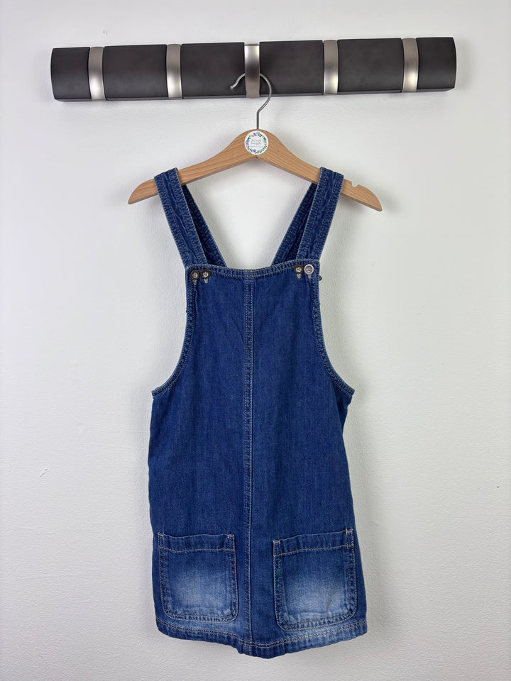 Next Denim Pinafore Dress 5–6 Years-Dresses-Second Snuggle Preloved