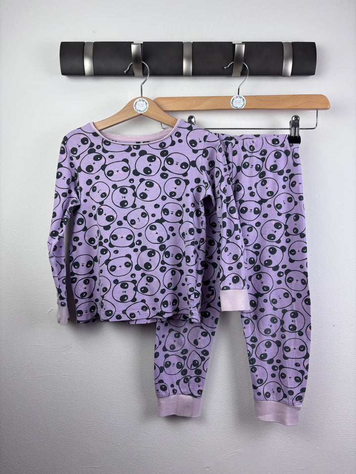 Mothercare Lilac Panda Pyjamas Set 4-5 Years