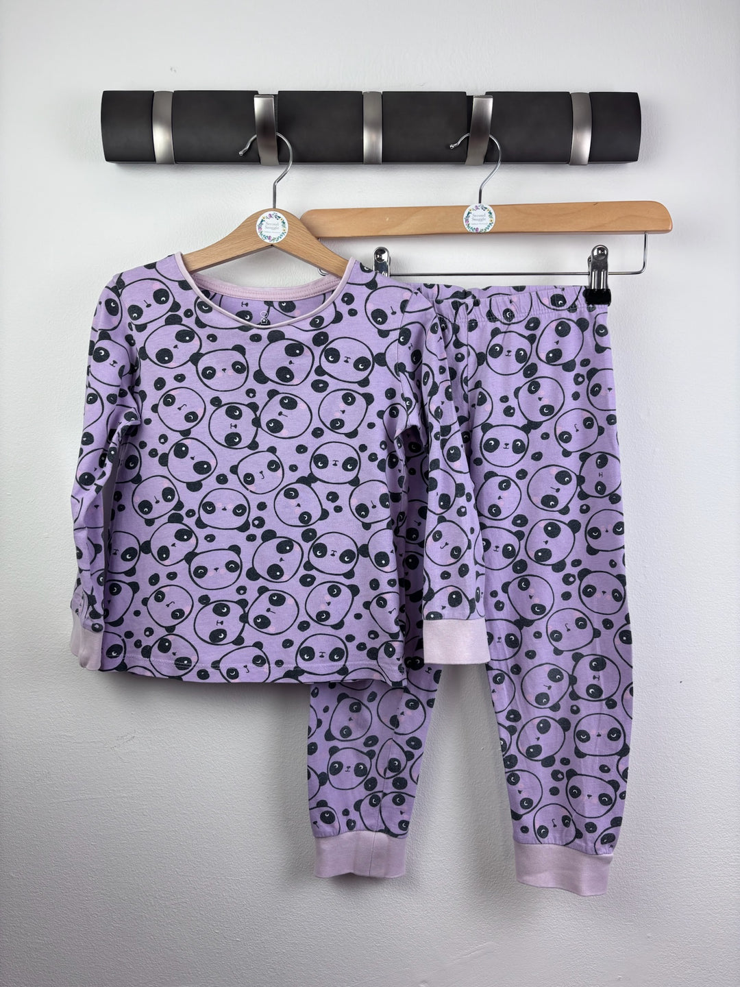 Mothercare Lilac Panda Pyjamas Set 4-5 Years