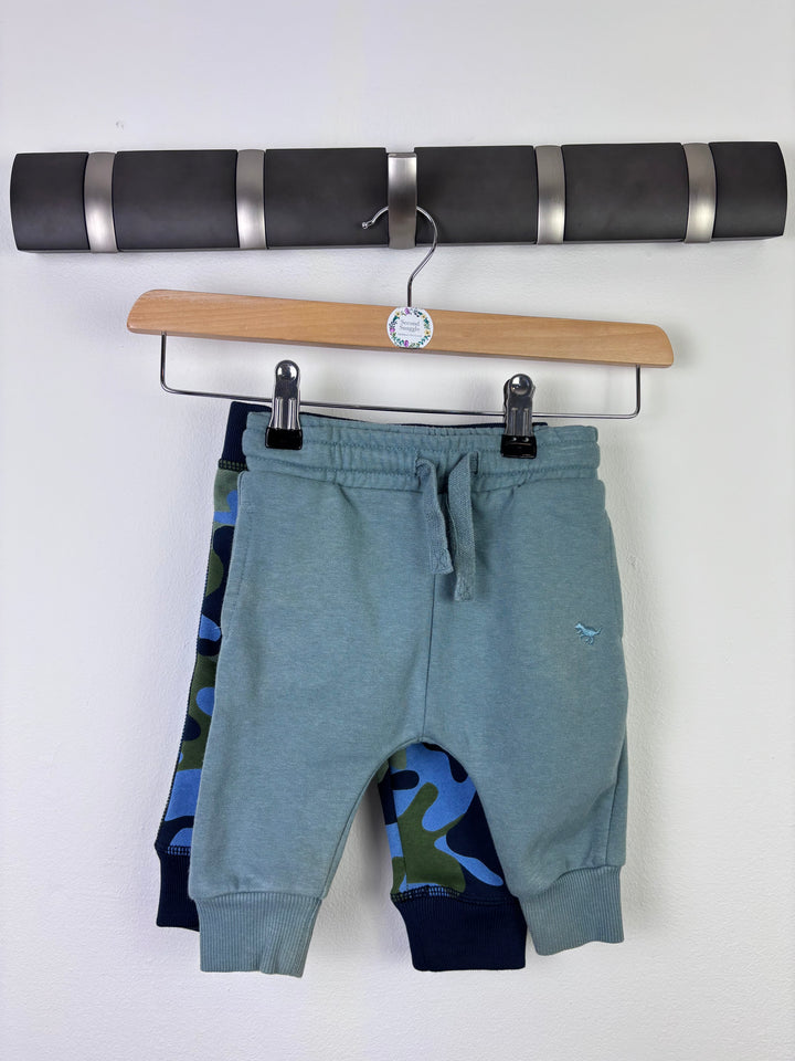 Gap and Next Jogger Trousers Set 3–6 Months-Trousers-Second Snuggle Preloved