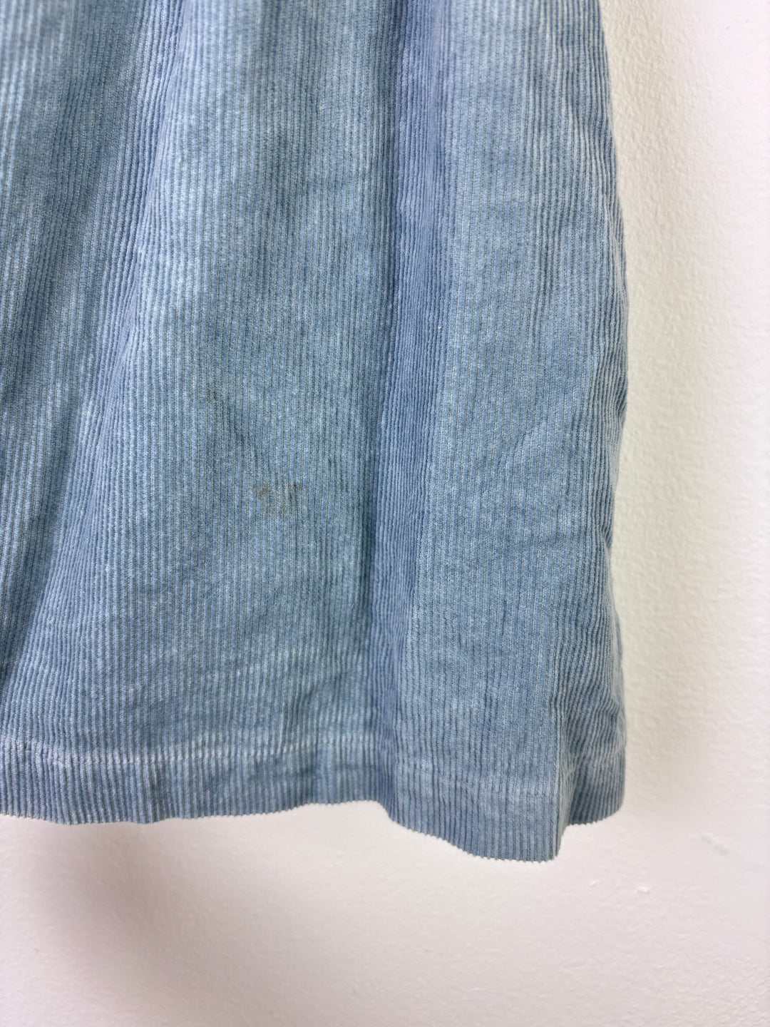 M&S Blue Cord Pinafore Dress 6–9 Months-Dresses-Second Snuggle Preloved