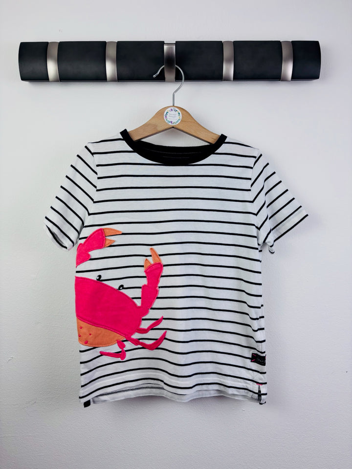 Joules Striped Crab T-Shirt 8 Years