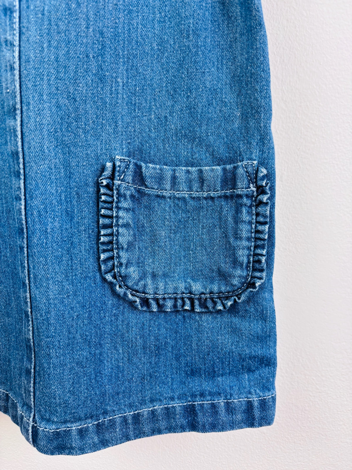 Next Denim Pinafore Dress 3-4 Years-Dresses-Second Snuggle Preloved
