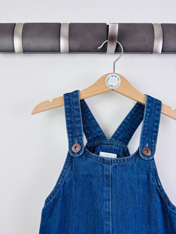 Next Denim Pinafore Dress 3-4 Years