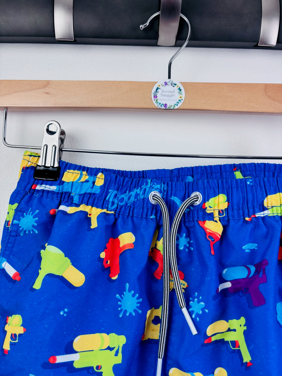 Boardies Blue Water Pistol Swim Shorts 7-8 Years