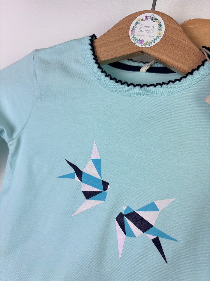Name It Bird Print Two Piece Set 0–3 Months-Sets-Second Snuggle Preloved
