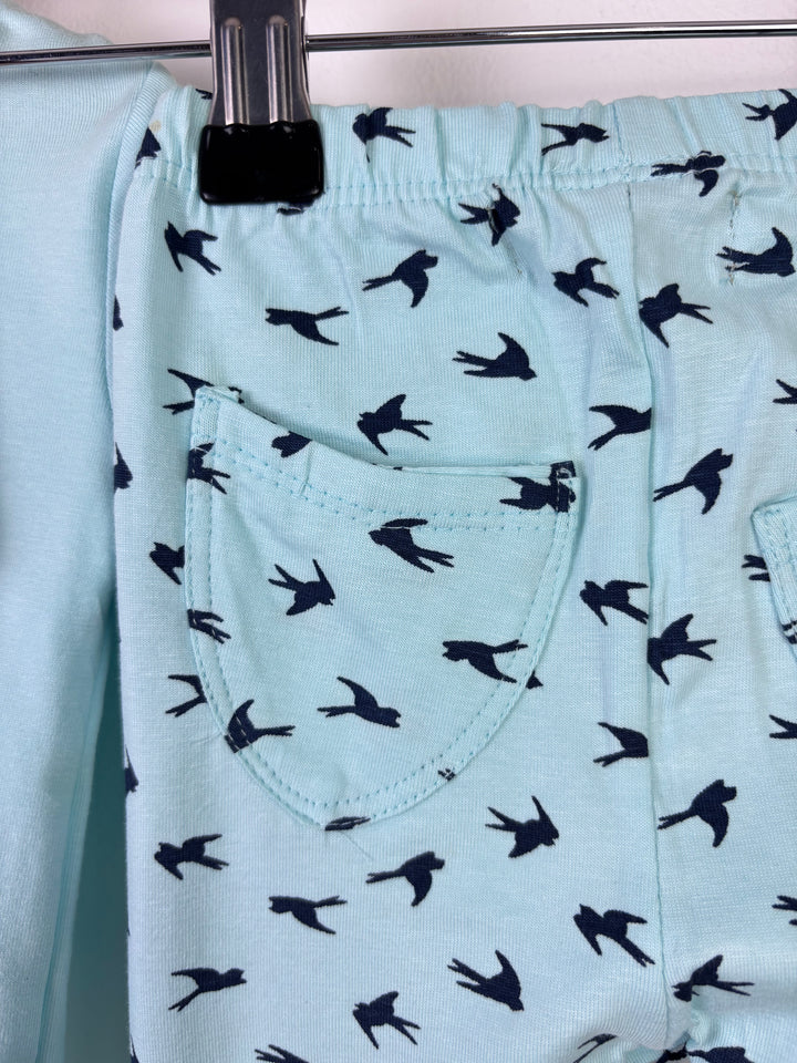 Name It Bird Print Two Piece Set 0–3 Months-Sets-Second Snuggle Preloved