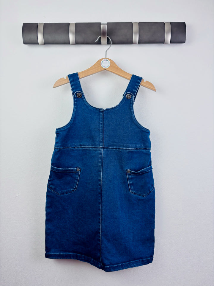 M&S Denim Pinafore Dress 4-5 Years-Dresses-Second Snuggle Preloved