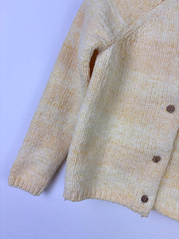 Next Yellow Chenille Knit Cardigan 2–3 Years