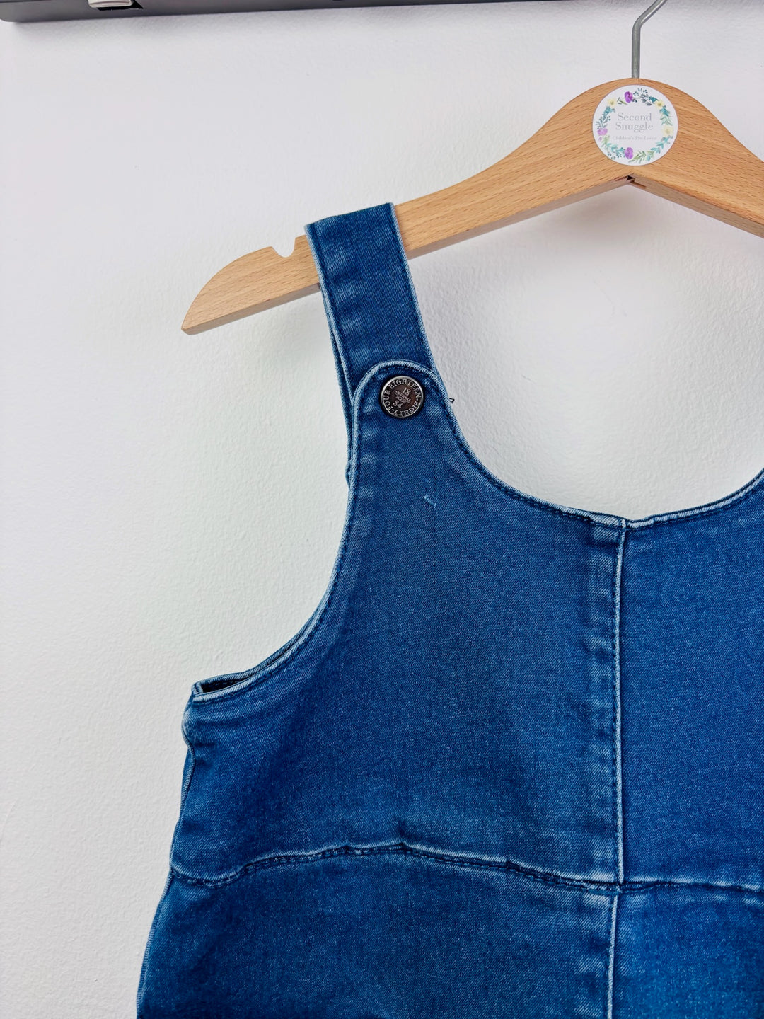 M&S Denim Pinafore Dress 4-5 Years-Dresses-Second Snuggle Preloved