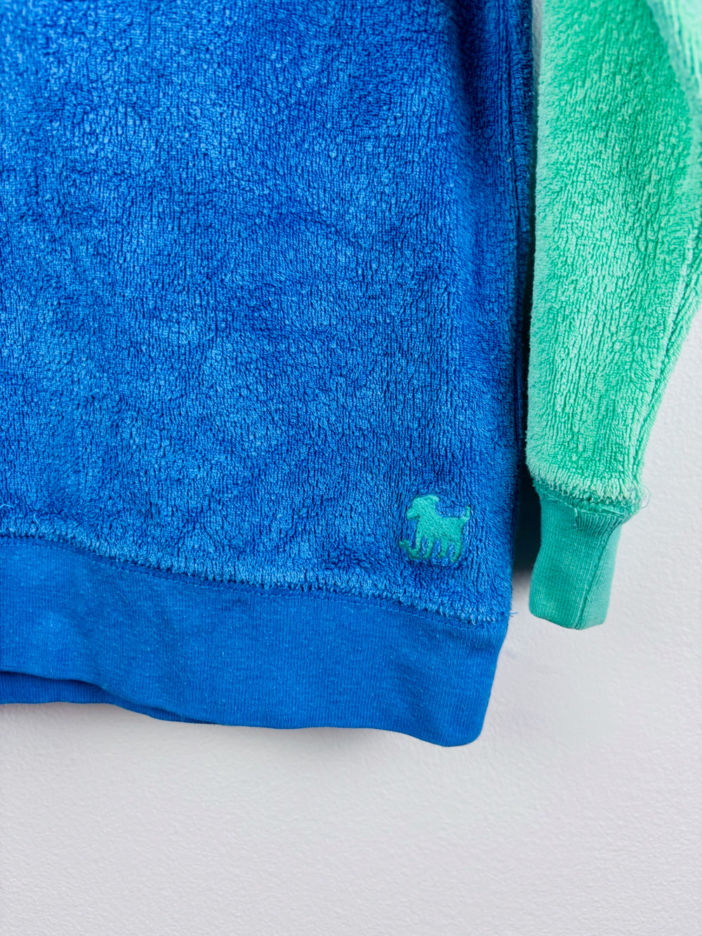 Boden Blue Colourblock Sweatshirt 6-7 Years-Jumpers-Second Snuggle Preloved