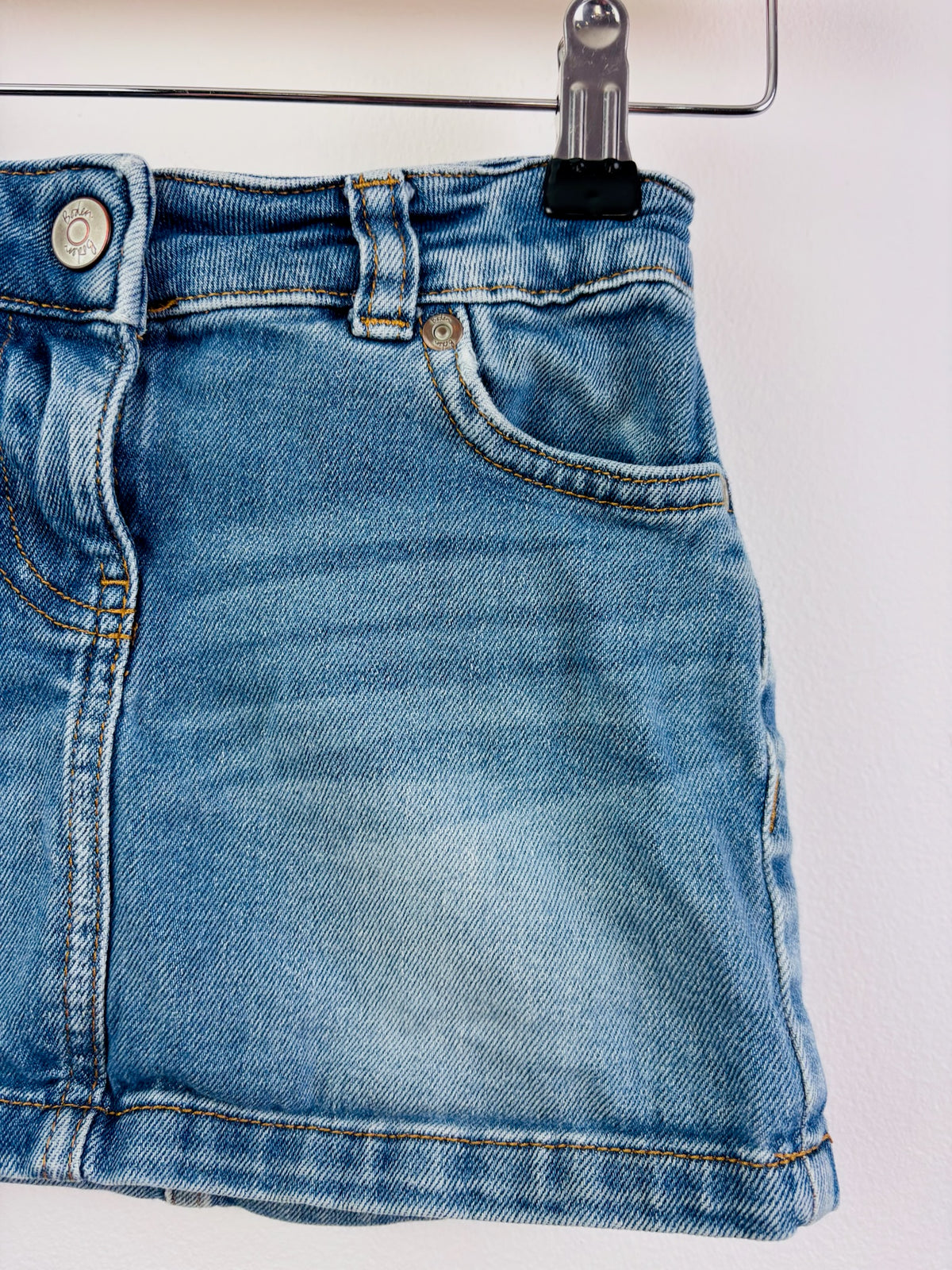 Boden Blue Denim Skirt Adjustable Waist 3-4 Years-Skirts-Second Snuggle Preloved