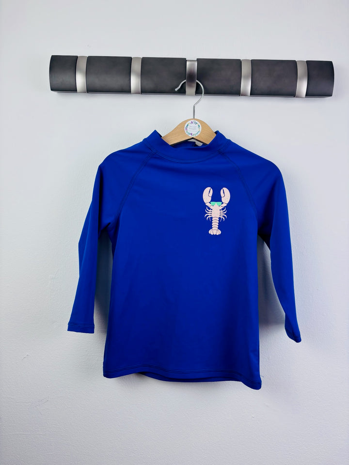 M&S Blue Lobster Rash Vest 5-6 Years