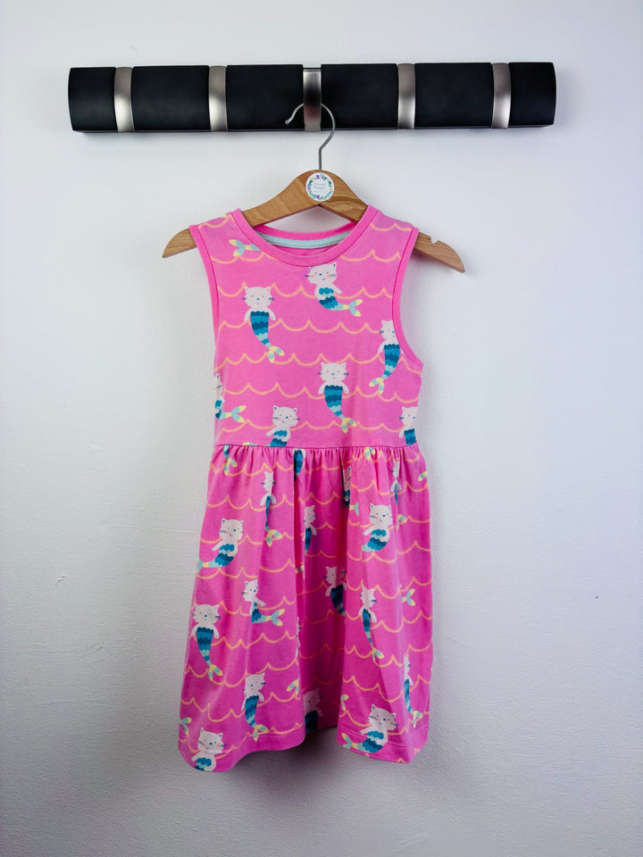 M&S Pink Mermaid Cat Dress 3-4 Years