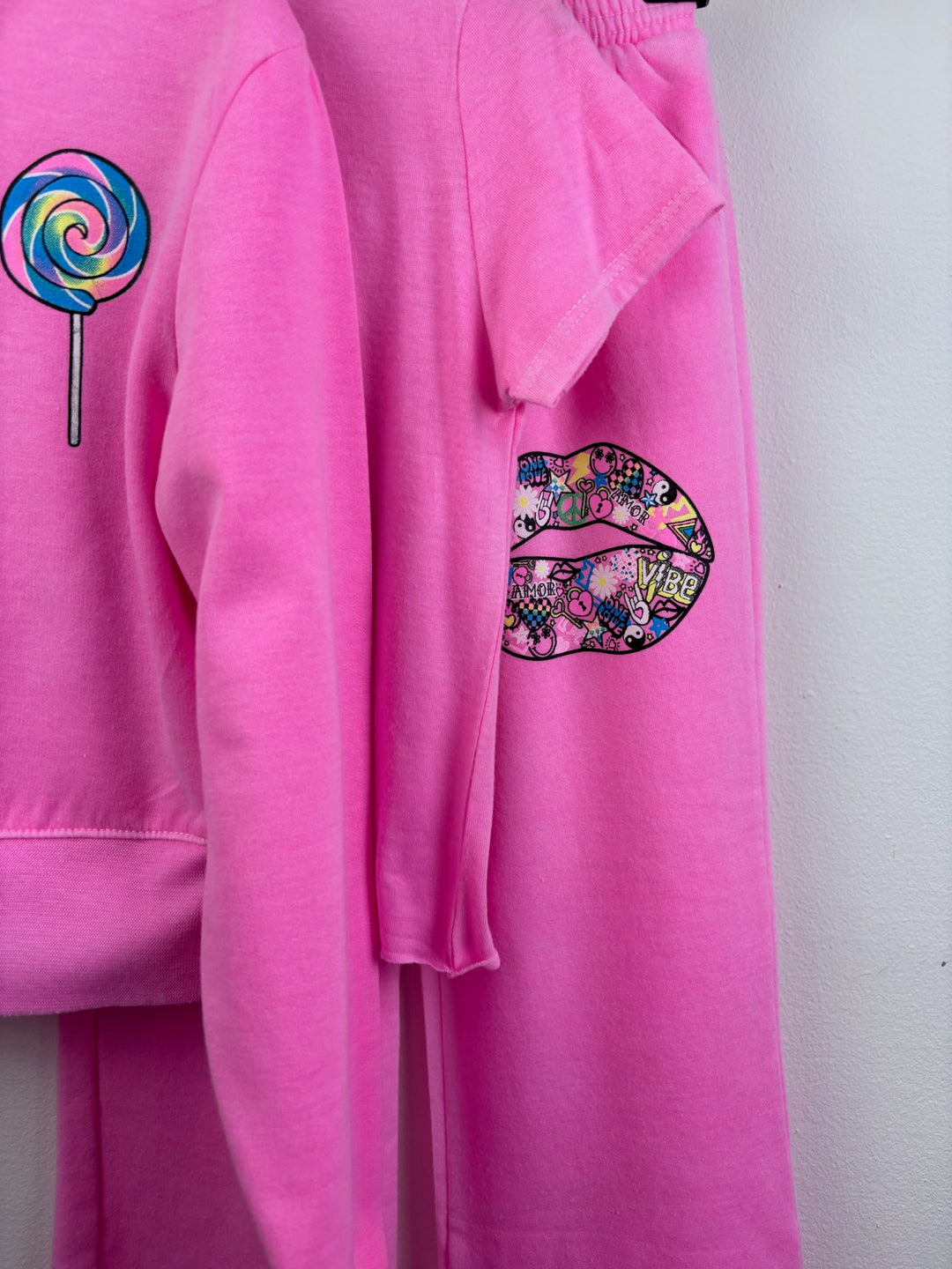 Firehouse Pink Lollipop Outfit Set Approx 7-9 Years
